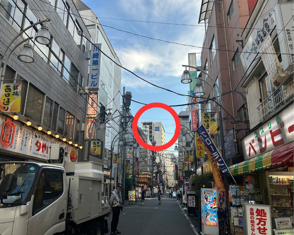 新橋のリラクゼーションスパ・AILINアイリンの道案内3