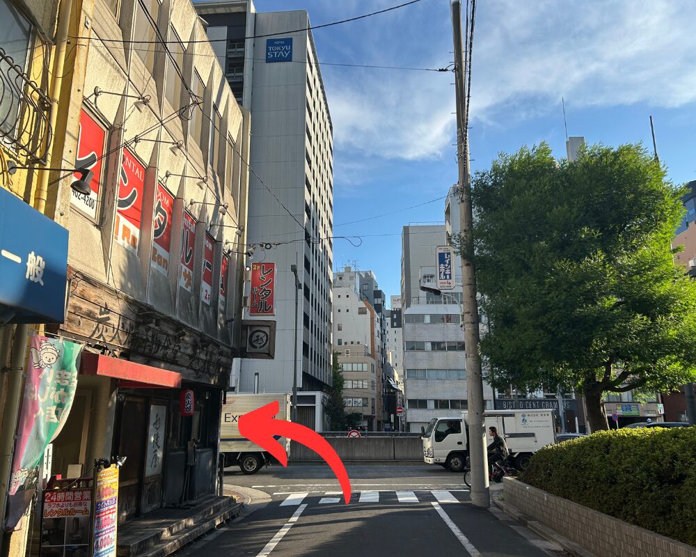 新橋のリラクゼーションスパ・AILINアイリンの道案内5