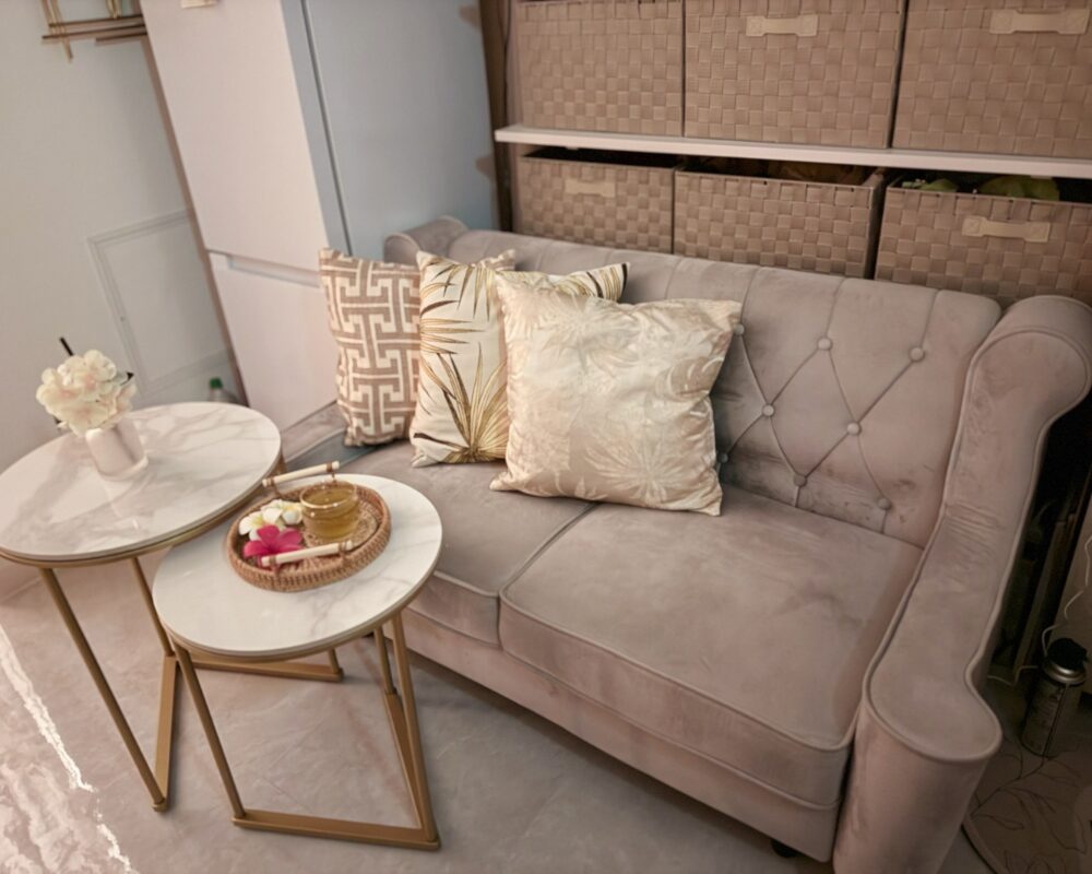 東京都港区新橋のリラクゼーションスパ・AILINアイリンの待合室